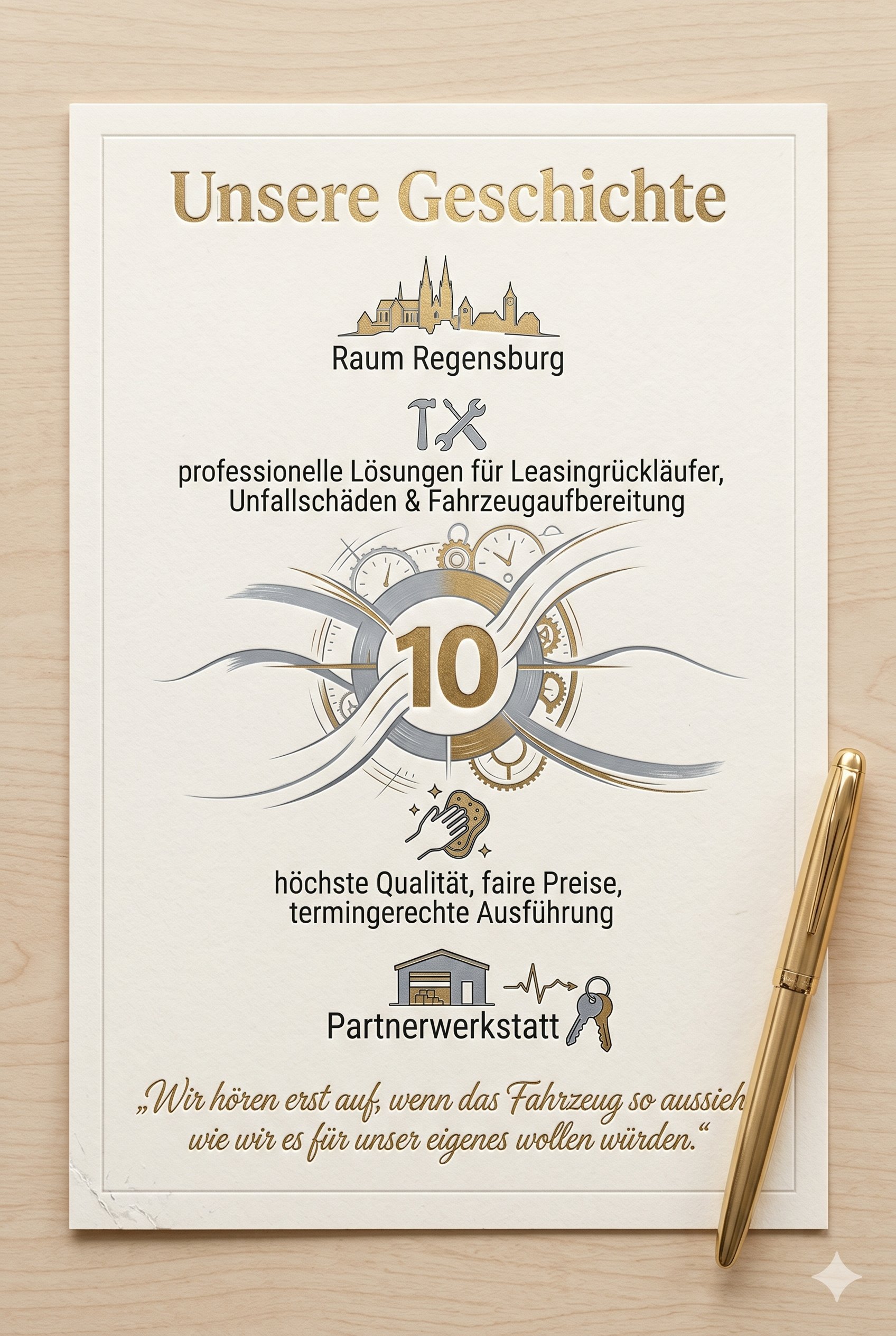 Unsere Geschichte – Autoaufbereitung Detail